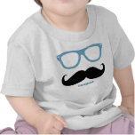 incognito - funny mustache and blue shades tshirts