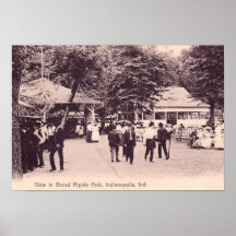 Indianapolis breda Indiana skvalpar Print