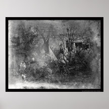 IndianlägerDaguerreotype 1848 Affisch