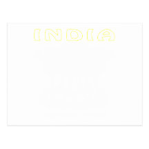 INDIEN 1 vapensköld Vykort
