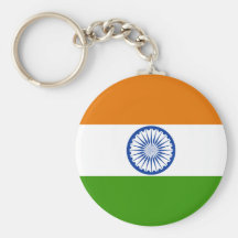 Indien flagga nyckelring