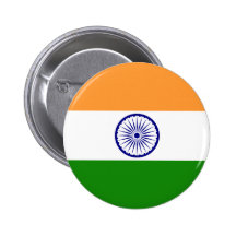 Indien flagga pins