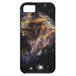 Indigoblått kantat stjärn- skräpmoln iPhone 5 Case-Mate fodraler