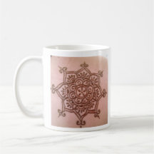 Indisk blom- mugg