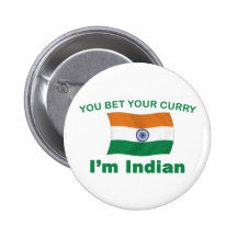 Indisk curry knapp med nål