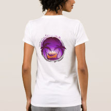 Indisk kustsemester - lila tee