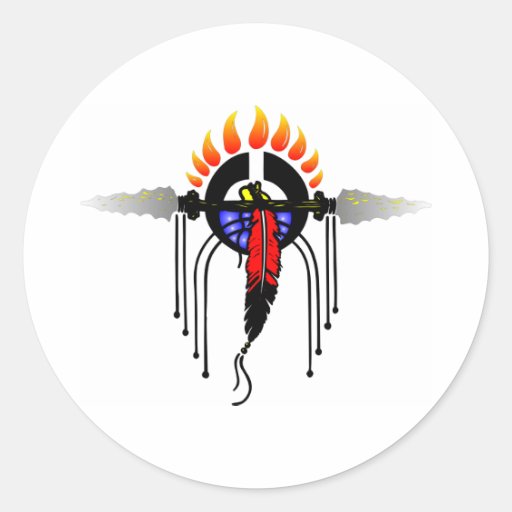 Indisk Totem Klistermärke
