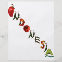 Indonesien Chilipeppar Flygblad Designs