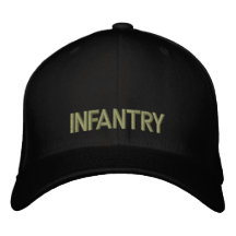 Infanteri broderad hatt