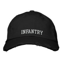 Infanteri broderad hatt