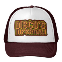 Infernaliskt disko trucker keps