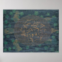 Infödd sköldpadda print