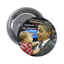 Infödingar för Obama Pins