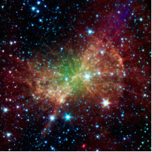 Infrarött utrymme för hantelNebula Photo Cut Out