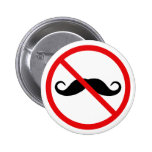 Inga mustascher knäppas pins