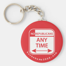 Inga republikaner några tajmar keychain nyckelringar