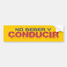 Ingen Beber y Conducir Pegatina Bildekaler