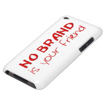 Ingen Brand är din vänanti-consumeristen slogan iPod Case-Mate Fodraler