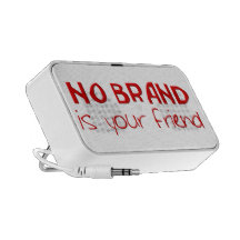 Ingen Brand är din vänanti-consumeristen slogan iPhone Högtalare