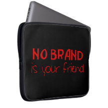 Ingen Brand är din vänanti-consumeristen slogan Laptopskydd