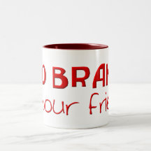 Ingen Brand är din vänanti-consumeristen slogan Kaffe Kopp