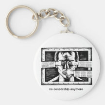 ingen censur anymore Keychain Nyckelring