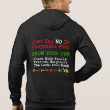 Ingen företags mat tee shirt