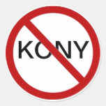 Ingen Kony klistermärke