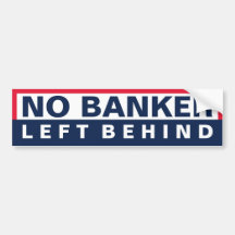 Ingen kvarlämnad bankir bildekaler