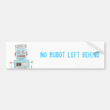 Ingen kvarlämnad robot bildekaler