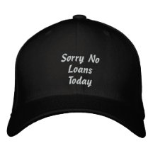 Ingen Loans_ broderad hatt