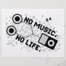 INGEN MUSIK, INGEN LIVSTID CUSTOM FLYER