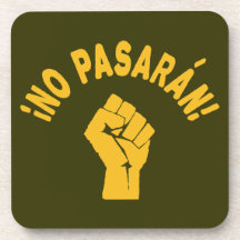 Ingen Pasaran - de passerar inte Dryck Underlägg