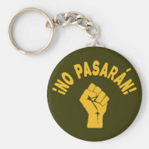 Ingen Pasaran - de passerar inte Nyckel Ring