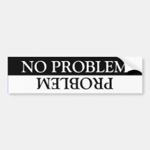 Ingen problem/problembildekal