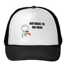 Ingenting att göra här rasar ansikte Meme Baseball Hat