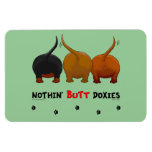 Ingenting knuffar Doxies Flexibel Magnet