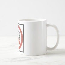 Inget - röka underteckna kaffe muggar
