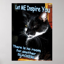 Inget rum för inspirera affisch för Slackerskattdj
