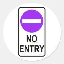 Inget tillträdesvägmärke trafikerar grafisk design klistermärke
