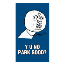 INGET Y U PARKERAR BRA? VISIT KORT