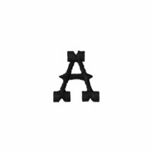 Initial broderad skjorta för Monogram