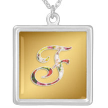 Initialt f-Monogramhalsband