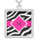 Initialt halsband för sebrapersonligMonogram