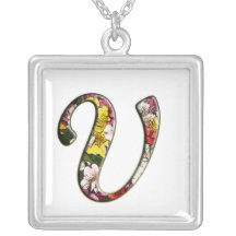 Initialt v-Monogramhalsband