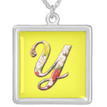 Initialt y-Monogramhalsband
