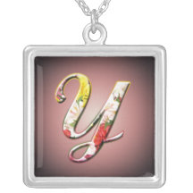 Initialt y-Monogramhalsband
