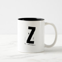 "Initialt Z"/monogrammugg
