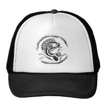 Inkfish fiskehatt mesh kepsar