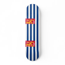(Inofficiella) blåvita randiga Finland, Fiji Skate Board Decks